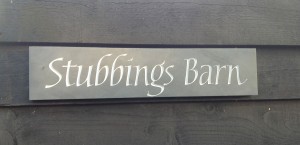 House sign hand carved lettering in Welsh slate